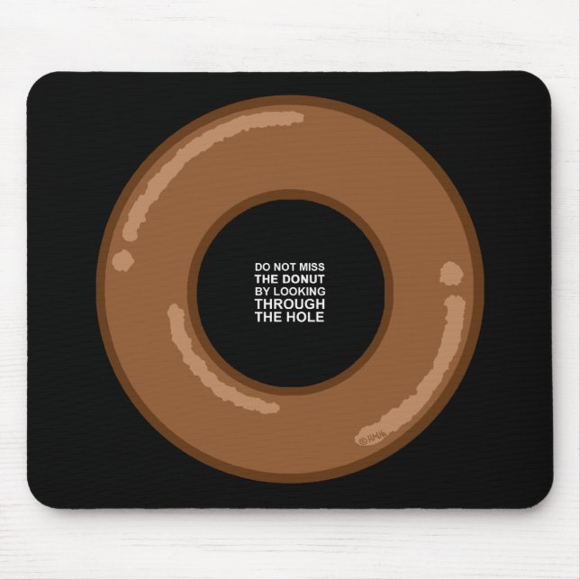 Doughnut's wisdom mouse mat (Front)