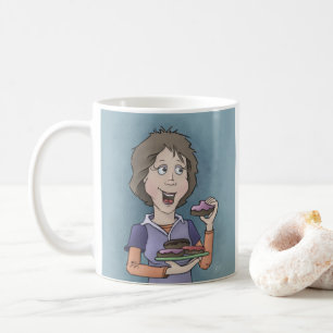 Doughnuts with sprinkles coffee mug