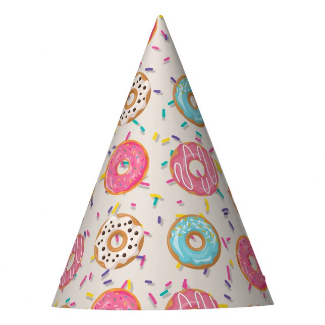 Doughnuts with Sprinkles Party Hat (Front)