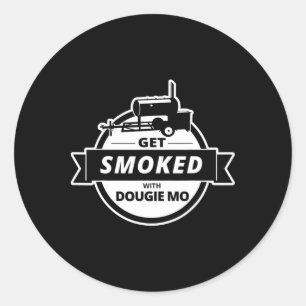 Dougie Mo Bbq Catering Exclusive Custom Clothing G Classic Round Sticker