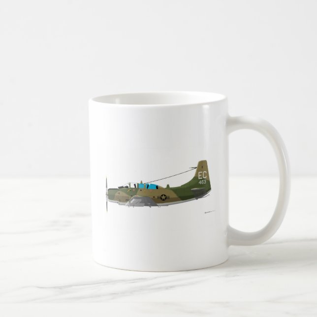Douglas A-1E Skyraider Coffee Mug (Right)
