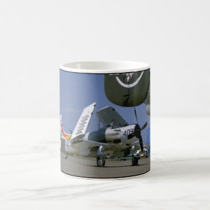 Douglas AD-1 Skyraider, Folded Wings_WWII Planes Coffee Mug