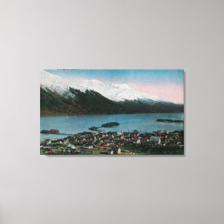 Douglas, Alaska Town ViewDouglas, AK Canvas Print