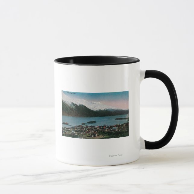 Douglas, Alaska Town ViewDouglas, AK Mug (Right)