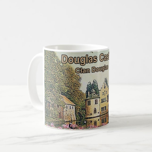 Douglas Castle – Seat Of Clan Douglas Coffee Mug (Front Left)