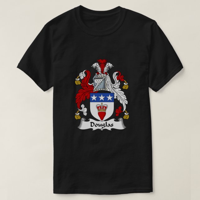 Douglas Coat of Arms  Douglas Family Crest Essenti T-Shirt (Design Front)