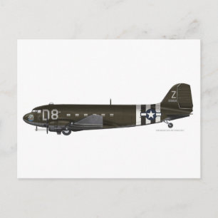 Douglas Dakota C-47 Argonia Postcard
