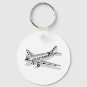 Douglas DC-3 Aeroplane Key Ring