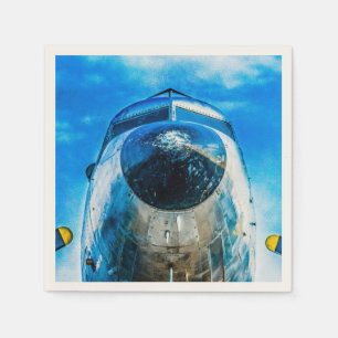 Douglas DC-3 Aircraft Napkin