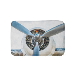 Douglas DC-3 Aircraft. Propeller Bath Mat
