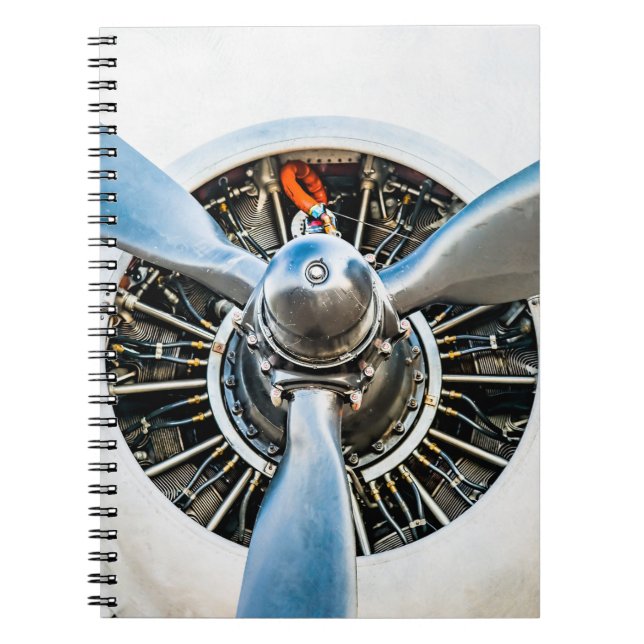 Douglas DC-3 Aircraft. Propeller Notebook (Front)