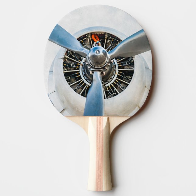 Douglas DC-3 Aircraft. Propeller Ping Pong Paddle (Back)