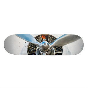 Douglas DC-3 Aircraft. Propeller Skateboard