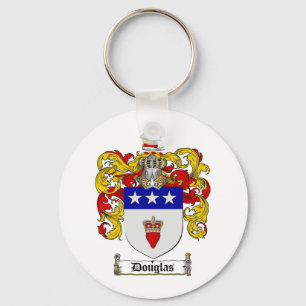DOUGLAS FAMILY CREST - DOUGLAS COAT OF ARMS KEY RING