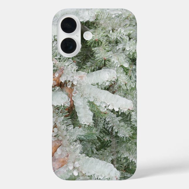 Douglas Fir Covered with Ice Case-Mate iPhone Case (Back)