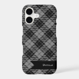 Douglas Grey Tartain Plaid Black Grey