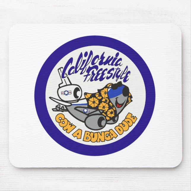 Douglas KC-10 Extender California Freestyle Mouse Mat (Front)