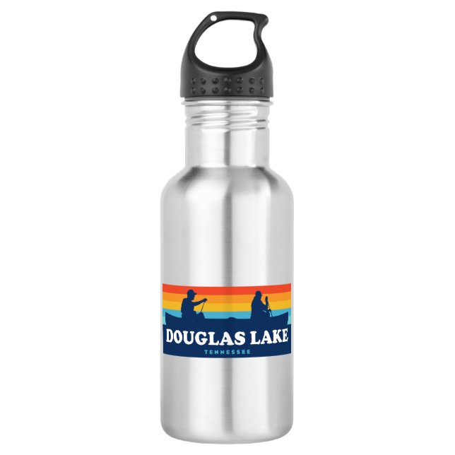 Douglas Lake Tennessee Canoe 532 Ml Water Bottle (Front)