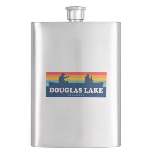 Douglas Lake Tennessee Canoe Hip Flask