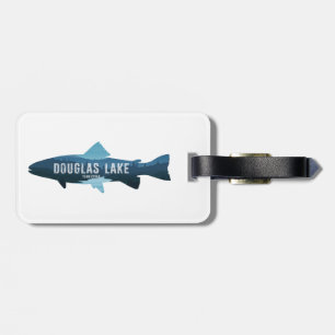 Douglas Lake Tennessee Fish Luggage Tag