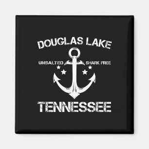 Douglas lake tennessee funny fishing camping magnet