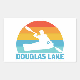 Douglas Lake Tennessee Kayak Rectangular Sticker