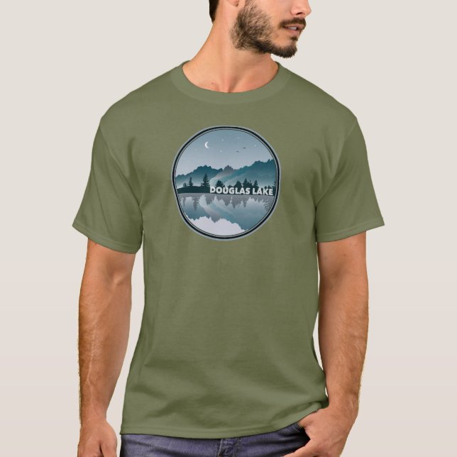 Douglas Lake Tennessee Reflection T-Shirt (Front)