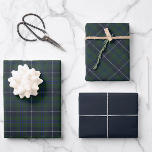 Douglas Modern Original Scottish Tartan  Wrapping Paper Sheet