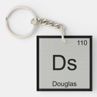 Douglas Name Chemistry Element Periodic Table Key Ring