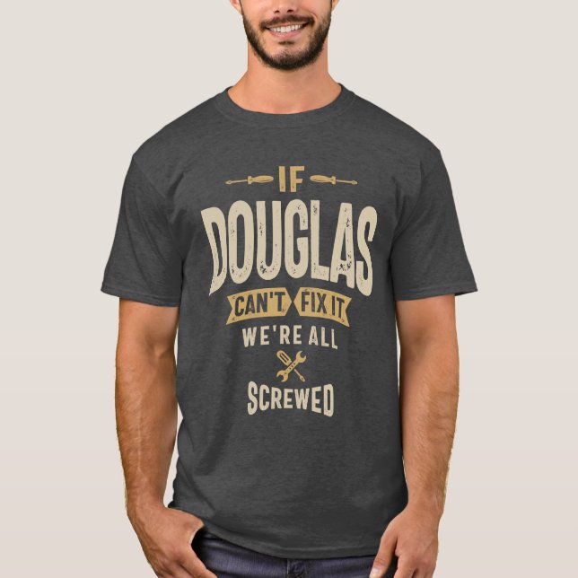 Douglas Personalised Name T-Shirt (Front)