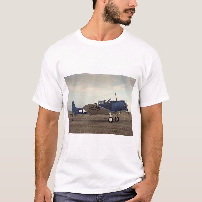 Douglas, SBD Dauntless,_Classic Aviation T-Shirt (Front)