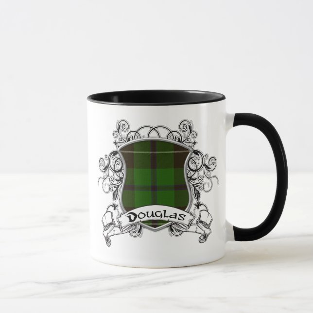 Douglas Tartan Shield Mug (Right)