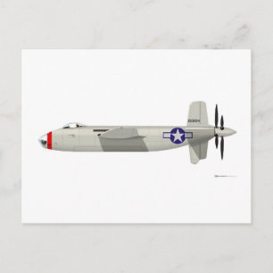 Douglas XB-42 Mixmaster Holiday Postcard