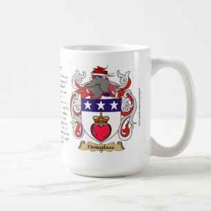 Douglass, the Origin, the Meaning and the Crest Coffee Mug