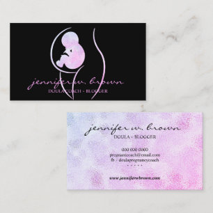 Doula Birth Coach Support Business Card