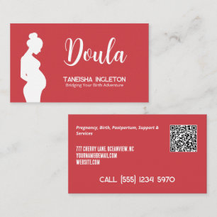 Doula Custom QR Business Card