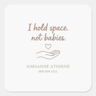 Doula funny quote name sticker