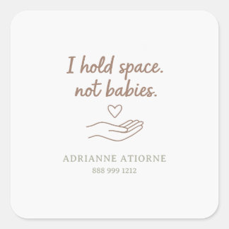 Doula funny quote name sticker