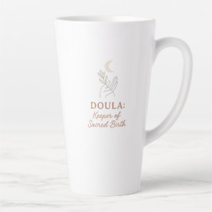 Doula gift for birthday christmas or thank you  latte mug