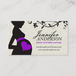 Doula, Midwife and Belly Casting Business Cards