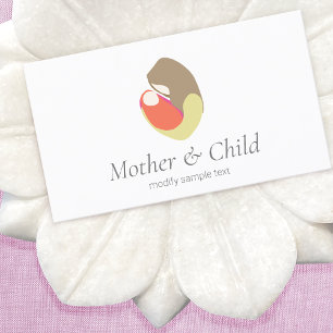 Doula Midwife Birthing Coach - Mother and Child  Business Card