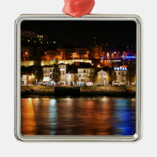 Douro river in Porto, Portugal Metal Tree Decoration