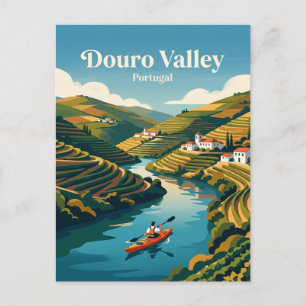Douro Valley Portugal Postcard