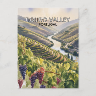 Douro Valley Portugal Postcard