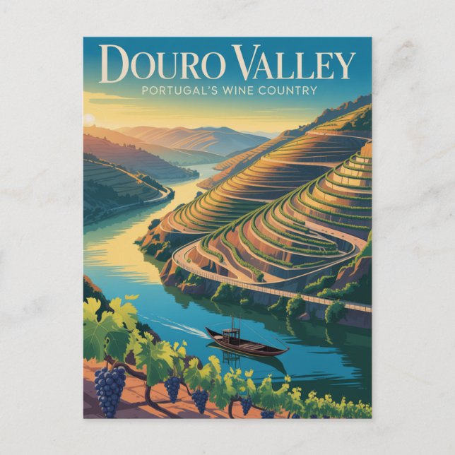 Douro Valley Portugal Postcard (Front)