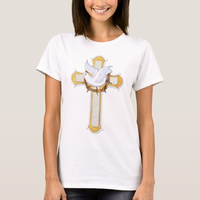 Dove and Cross T-Shirt (Front)