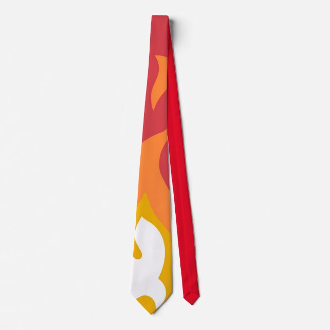 Dove and Fire Confirmation  Tie (Front)