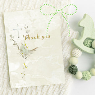 Dove and golden leaves RSVP card