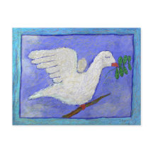 Dove and Olive Branch by Ian Roz