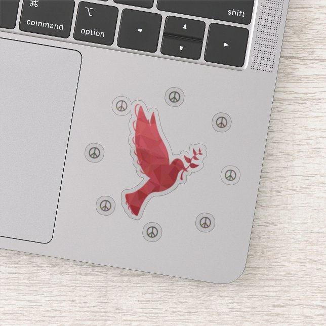 Dove and Peace Signs (Detail)